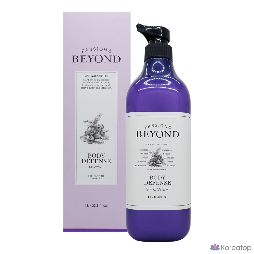 Гель для душа BEYOND Body Defense Shower, 1 л, 1 шт.