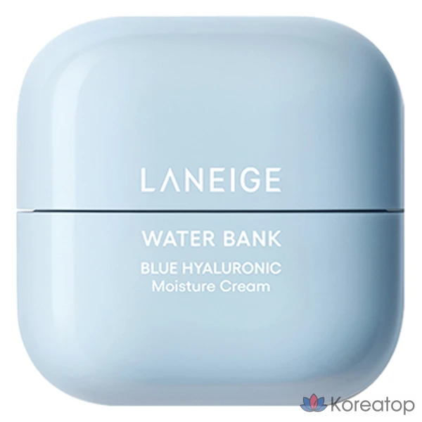 Крем Laneige Water Bank Blue с гиалуроновой кислотой для нормальной и сухой кожи, 50 мл, 1 шт.