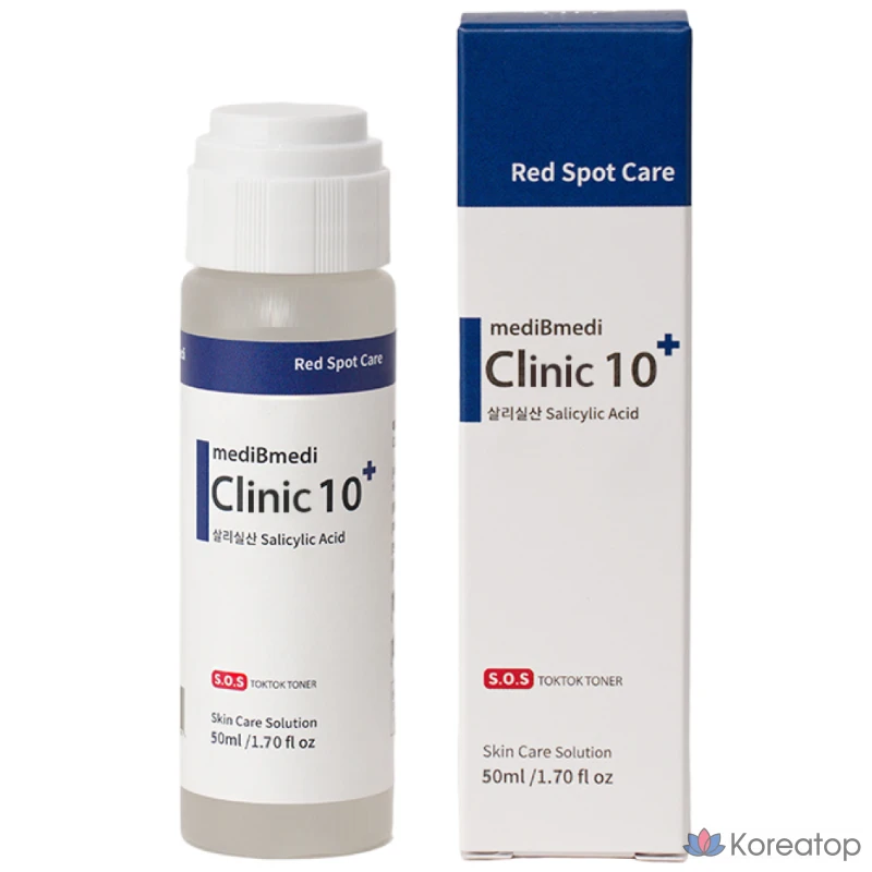 MediB Clinic Ten Plus Tok Tok-i Millet от перхоти и красных пятен, для ухода за кожей, 10 флаконов по 50 мл, 1 шт.