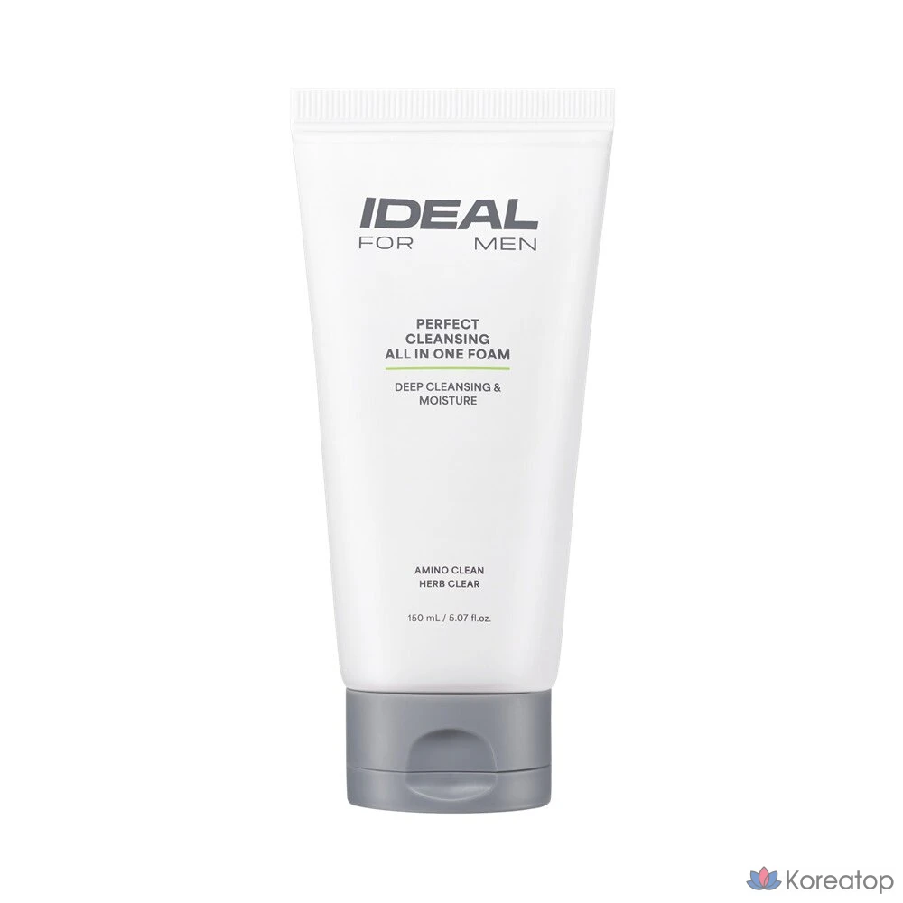 Очищающая пенка Ideal For Men Perfect Cleansing All-in-One Foam, 150 мл, 1 шт.