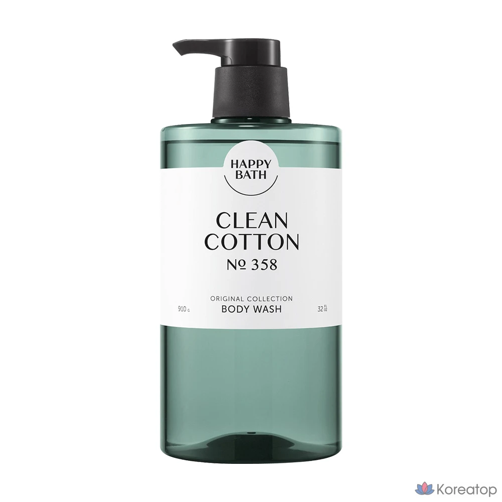 Гель для душа Happy Bath Original Collection Clean Cotton, 910 г, 1 шт.