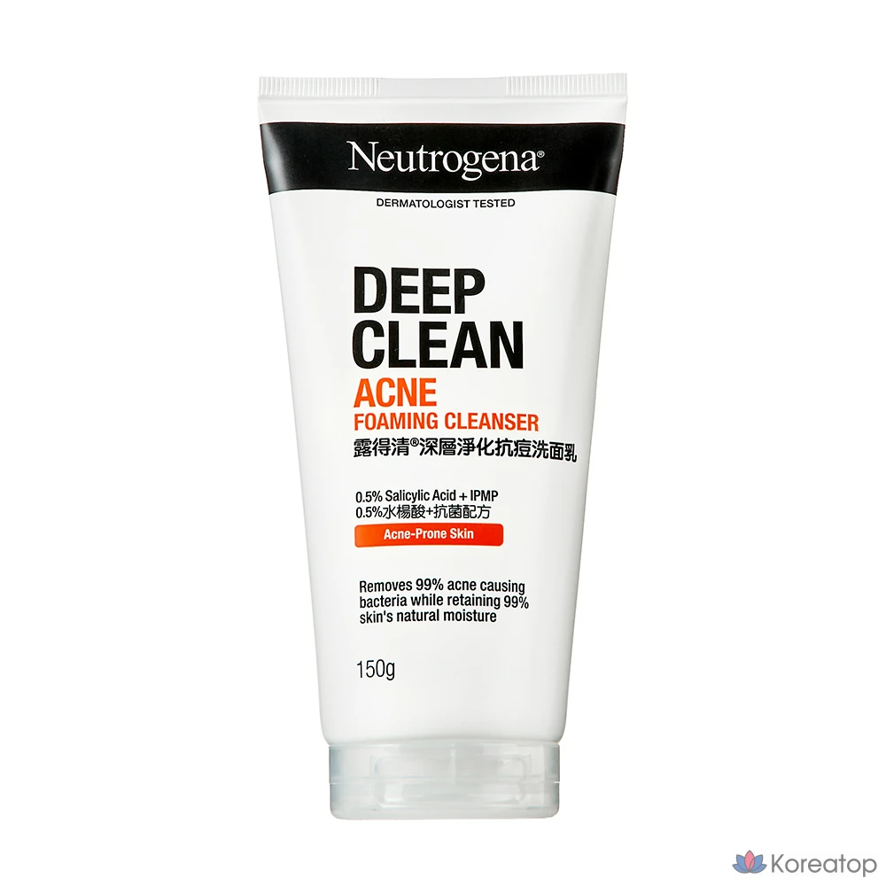Пенка для умывания Neutrogena Deep Clean Acne, 150 г, 1 шт.