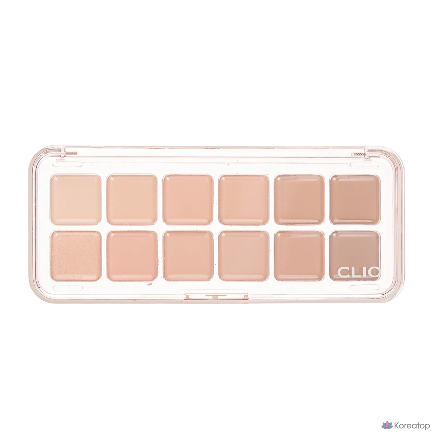 Палетка теней для век Clio Pro Eye Palette Air, оттенок 08 Latte Is Senior