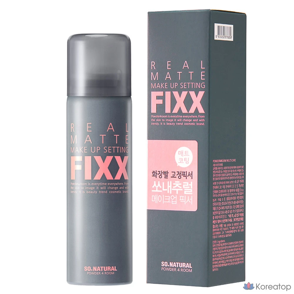 Фиксатор макияжа So Natural Powder Forum Real Matte, 75 мл, 1 шт.