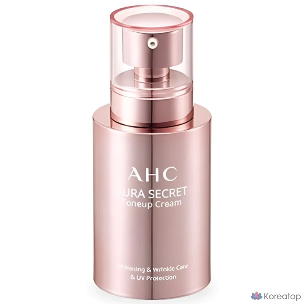 Тон-ап крем AHC Aura Secret Tone Up Cream SPF30 PA++, оттенок Pink Tone Up, 50 г, 1 шт.