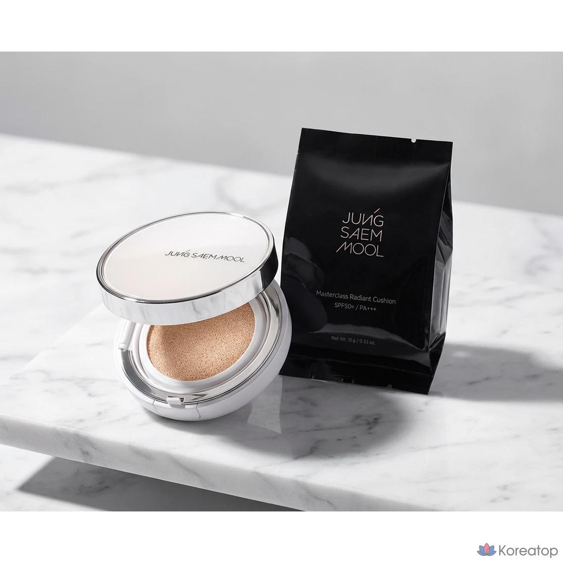 Кушон Jungsaemmool Masterclass Radiant Cushion (основа+сменный блок), оттенок Cream, 1 шт.