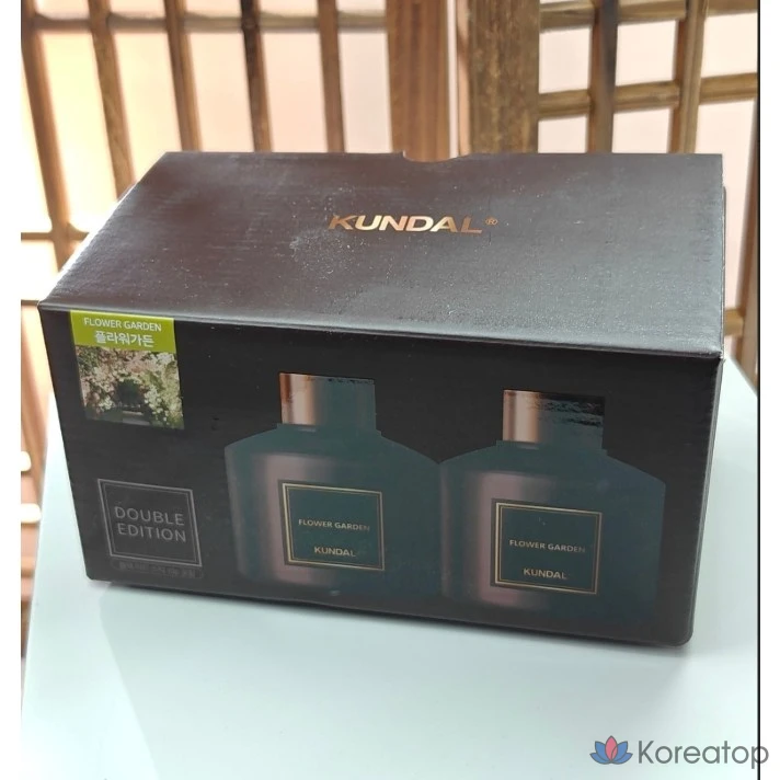 Набор Kundal Perfume Diffuser + Fabric Stick, аромат Flower Garden, 200 мл, 12 шт.