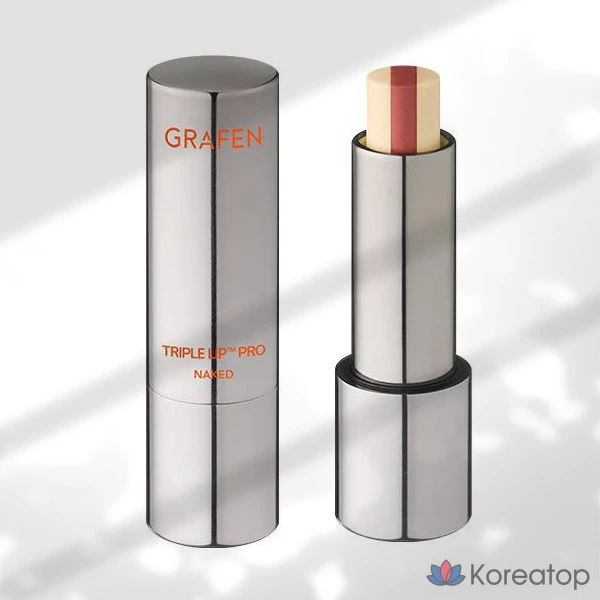 Жидкая матовая помада Grafen Triple Lip Pro, оттенок Naked Pro, 1 шт.