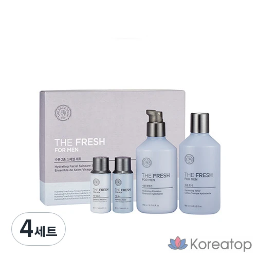 Набор для ухода The Face Shop The Fresh For Men Moisture 2-piece Set, 4 шт.