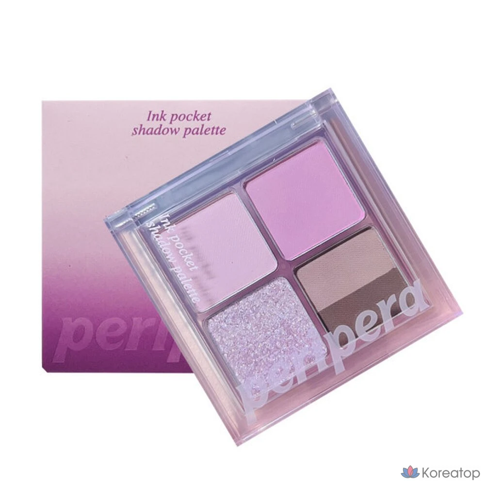 Палитра теней Perifera Ink Pocket Shadow Palette 02 с прохладным летним запахом Full full, 1шт