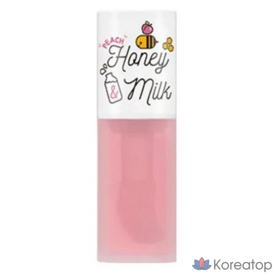 Масло для губ Apieu Honey & Milk Lip Oil, персиковый оттенок, 5 г, 1 шт.