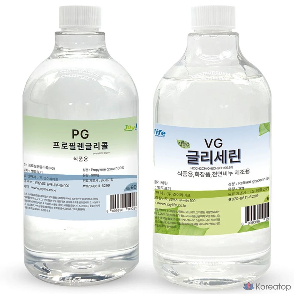 Набор для ухода Joylife Propylene Glycol PG 900g + Vegetable Glycerin VG 1kg Set, 1 шт.