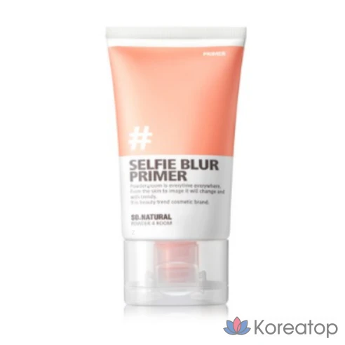 Праймер для лица So Natural Selfie Blur Primer, персиковый