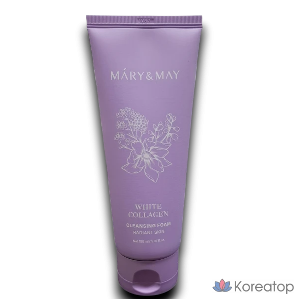 Очищающая пенка для лица Marienmay White Collagen, 150 мл, 1 шт.