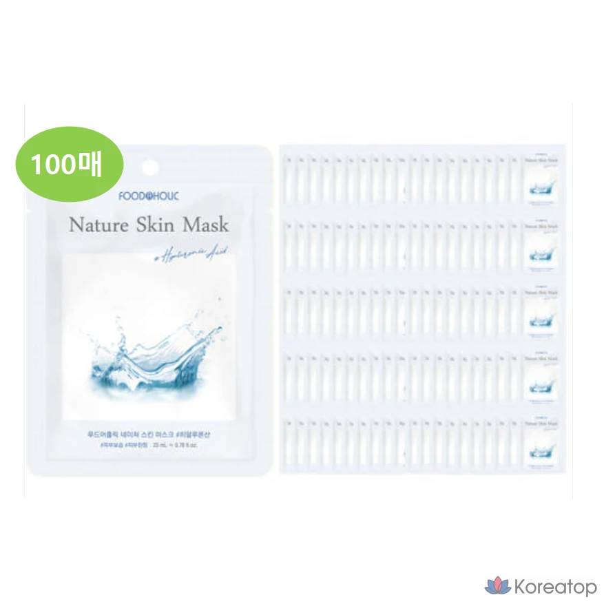 Тканевая маска для лица FoodaHolic Beauty K Skin Hyaluronic Acid Mask, 100 шт.