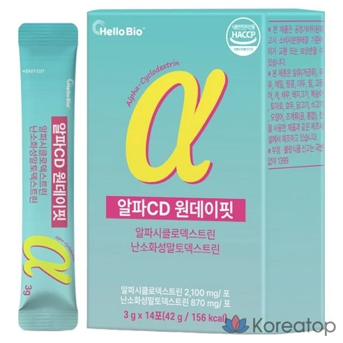 Неусвояемый мальтодекстрин Hello Bio Alpha CD One Day Fit Alpha Cyclodextrin