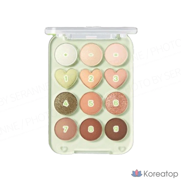 Палетка для век Colorgram Eye Tutorial Palette, оттенок 06 Buttercup The Give Brown Love, 1 шт.
