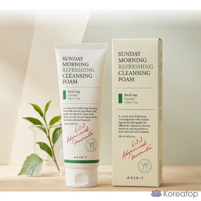 Очищающая пенка Axis-Y Sunday Morning Refreshing Cleansing Foam, 120 мл, 1 шт.