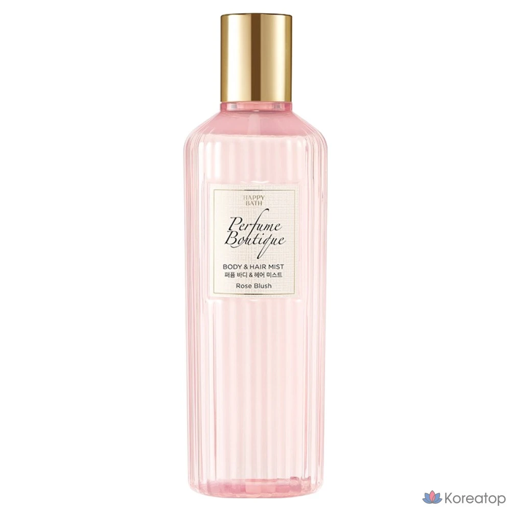 Парфюмерный спрей для тела и волос Happy Bath Perfume Boutique «Роза и румяна», 200 мл, 1 шт.