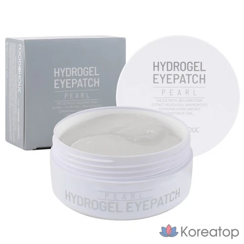 Патчи для глаз FoodaHolic Pearl Hydrogel Eye Patch, 90 г, 60 шт.