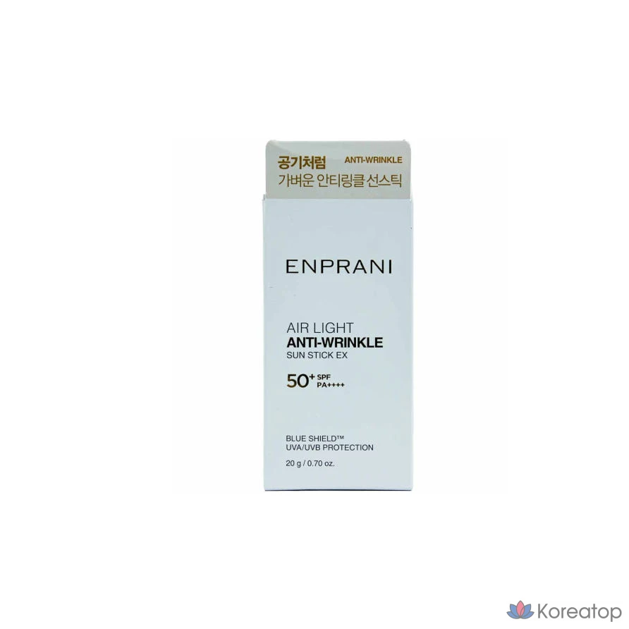 Солнцезащитный стик против морщин Enprani Airlight Anti-Wrinkle Sun Stick EX, 20 г, SPF50+ PA++++, 1 шт.