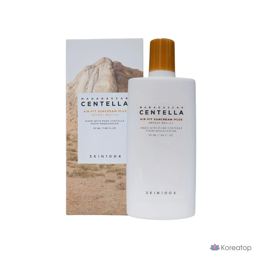 Madagascar Centella Airfit Sunscreen Plus 50 мл SPF50+ PA++++, 1 шт.