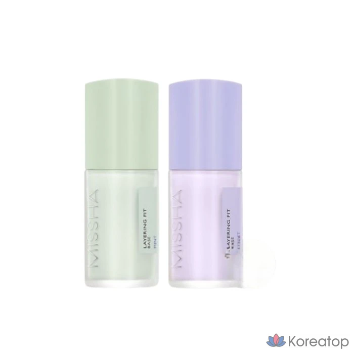 Тонер Missha Layering Fit Base, оттенок Mint/Violet, 35 мл, 1 шт.