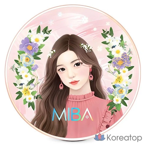 Тональный крем с двойной воздушной подушкой Miba King Ion Calcium Bio Cushion SPF50+ Сезон 2, 25 г, 21