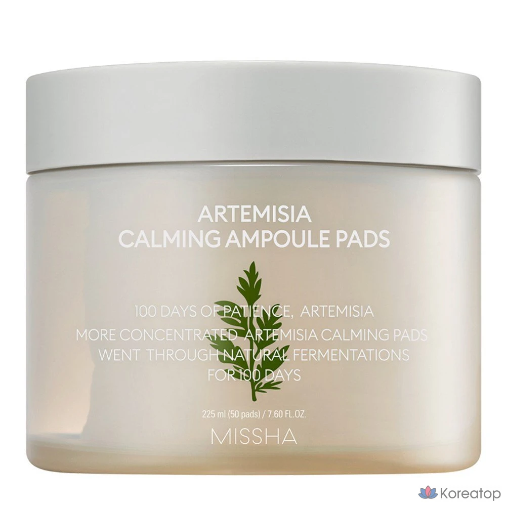 Пилинг-пэды Missha Mugwort Calming Ampoule Pad, 50 шт.