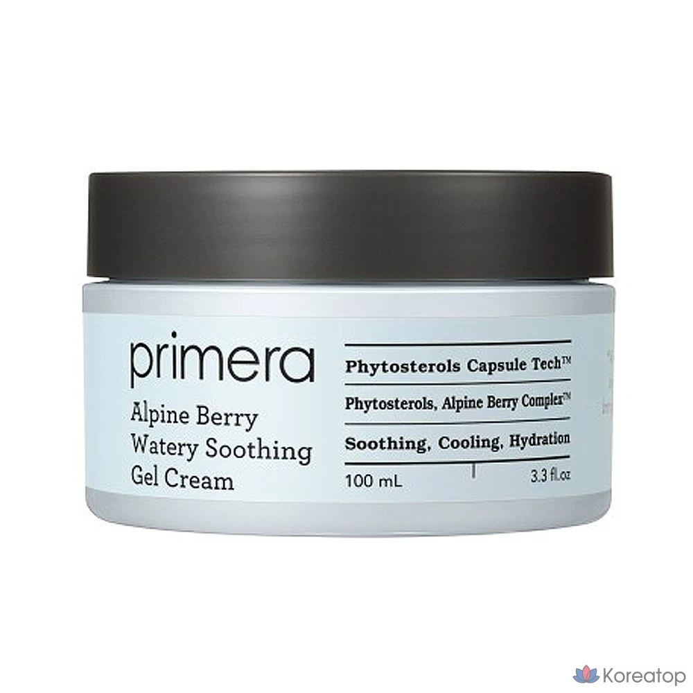 Успокаивающий гель-крем Primera Alpine Berry Watery, 1 шт., 100 мл