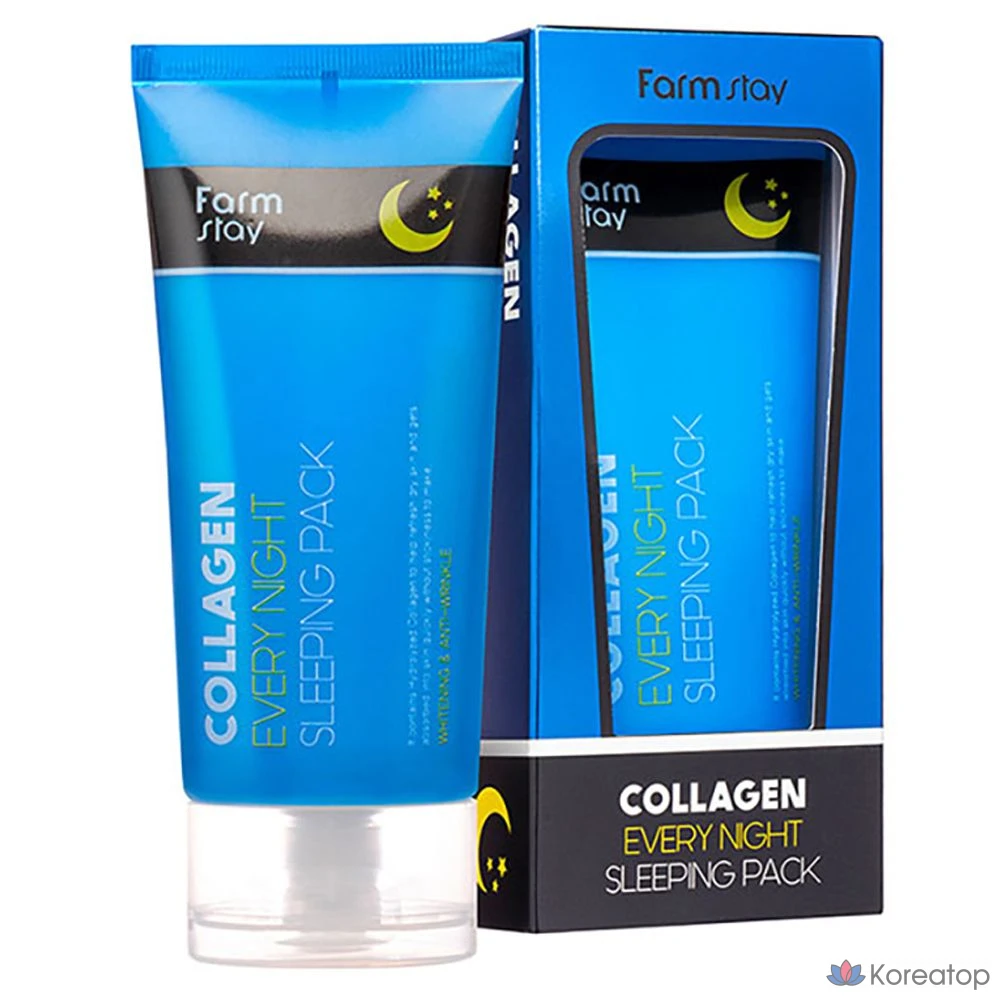 Маска для лица FarmStay Collagen Sleeping Pack, 120 мл