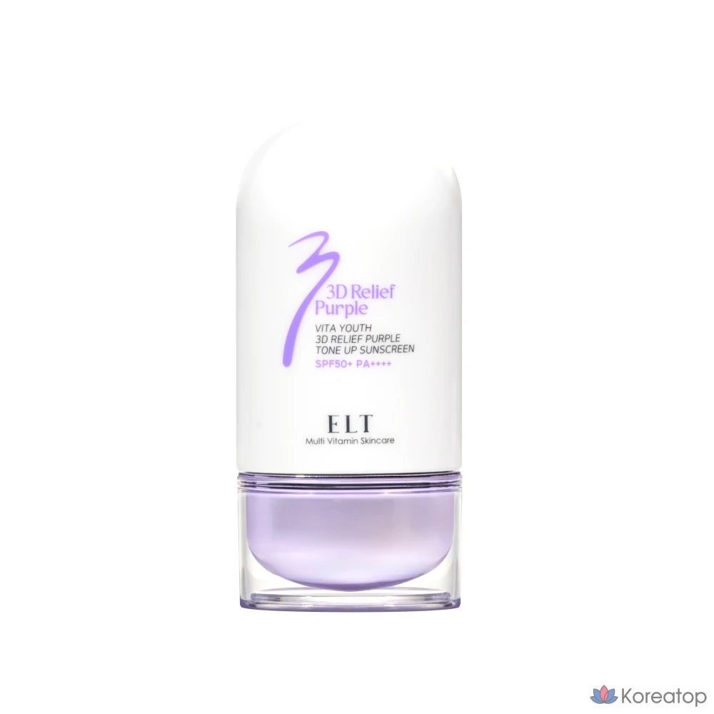 Солнцезащитный крем ELT Vitayous 3D Relief Purple Tone-Up, 1 шт., 50 мл
