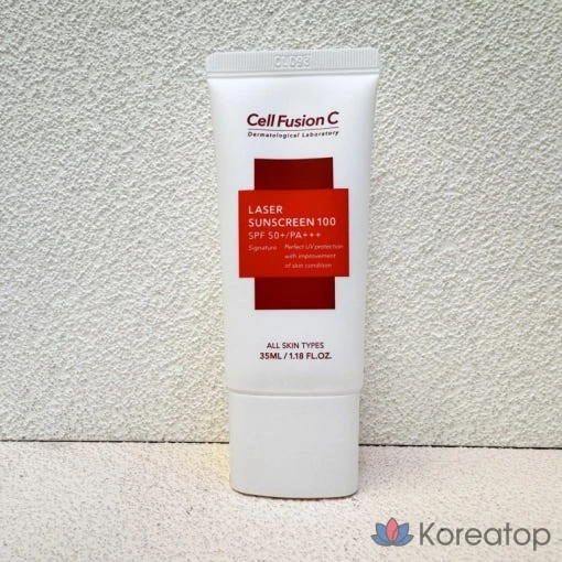 Солнцезащитный крем CELL FUSION C Laser Sunscreen 100 SPF50+ PA+++, 35 мл, 1 шт.