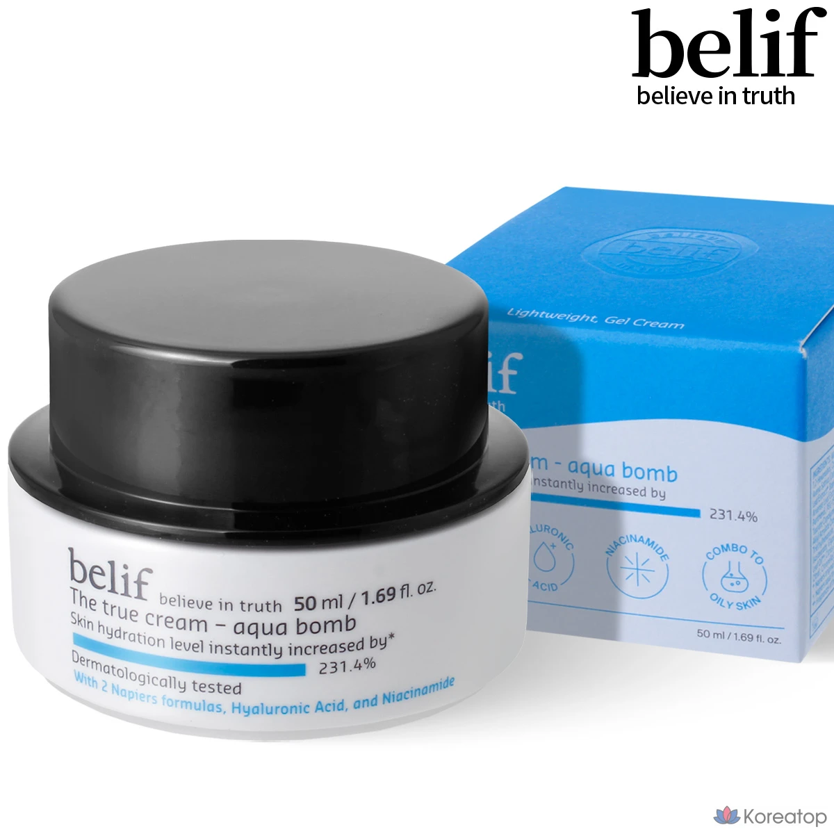 Крем Belif The True Cream Aqua Bomb, 50 мл, 1 шт.