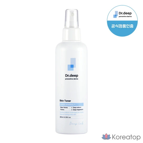 Тонер Dr. Deep Skin Toner, 200 мл, 1 шт.