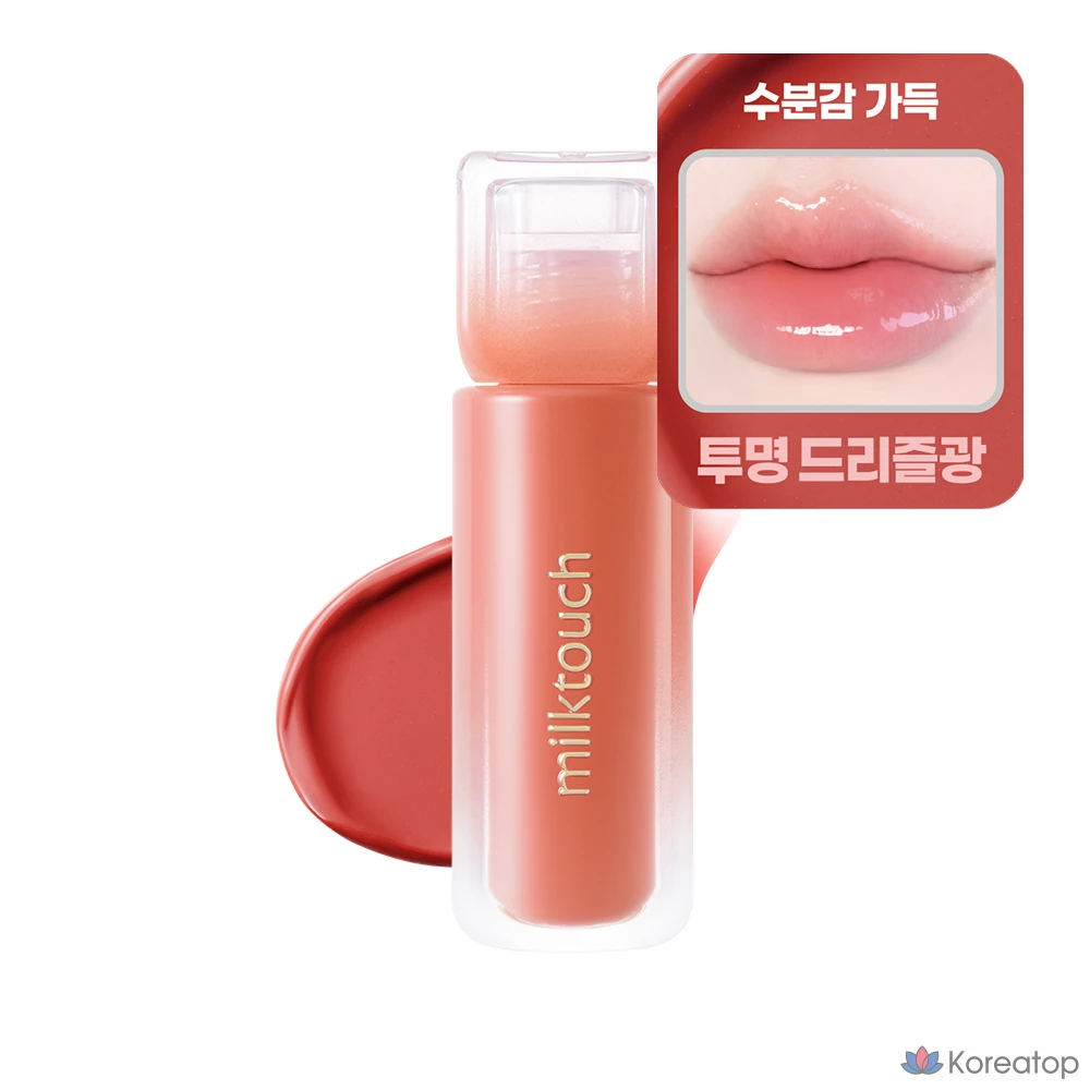 Глосс для губ Milk Touch Dew Stain Sheer Lip Gloss, оттенок 05 Peach Drop, 1 шт.