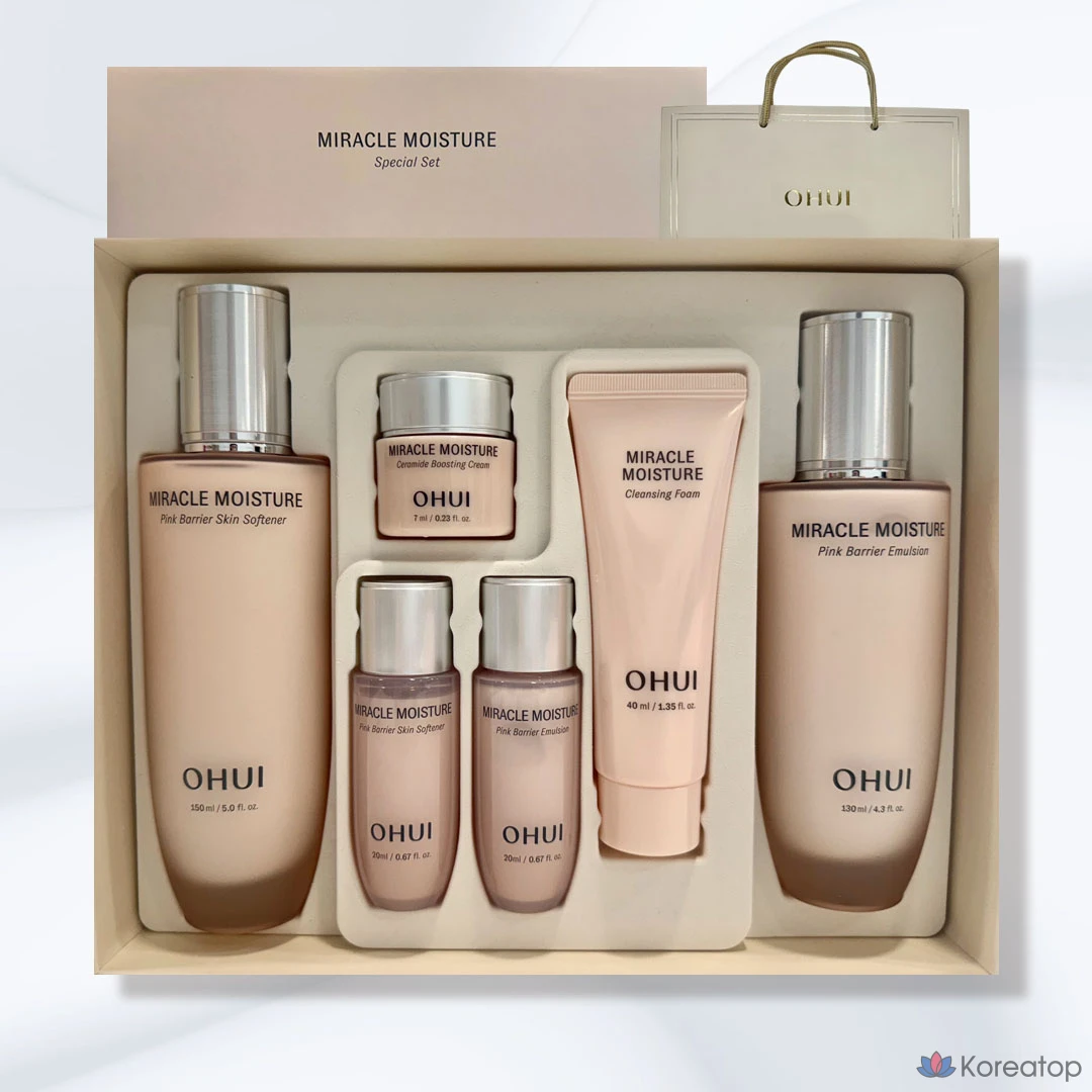 Набор для ухода Ohui Miracle Moisture 2-piece Set (Skin + Lotion), 1 шт.