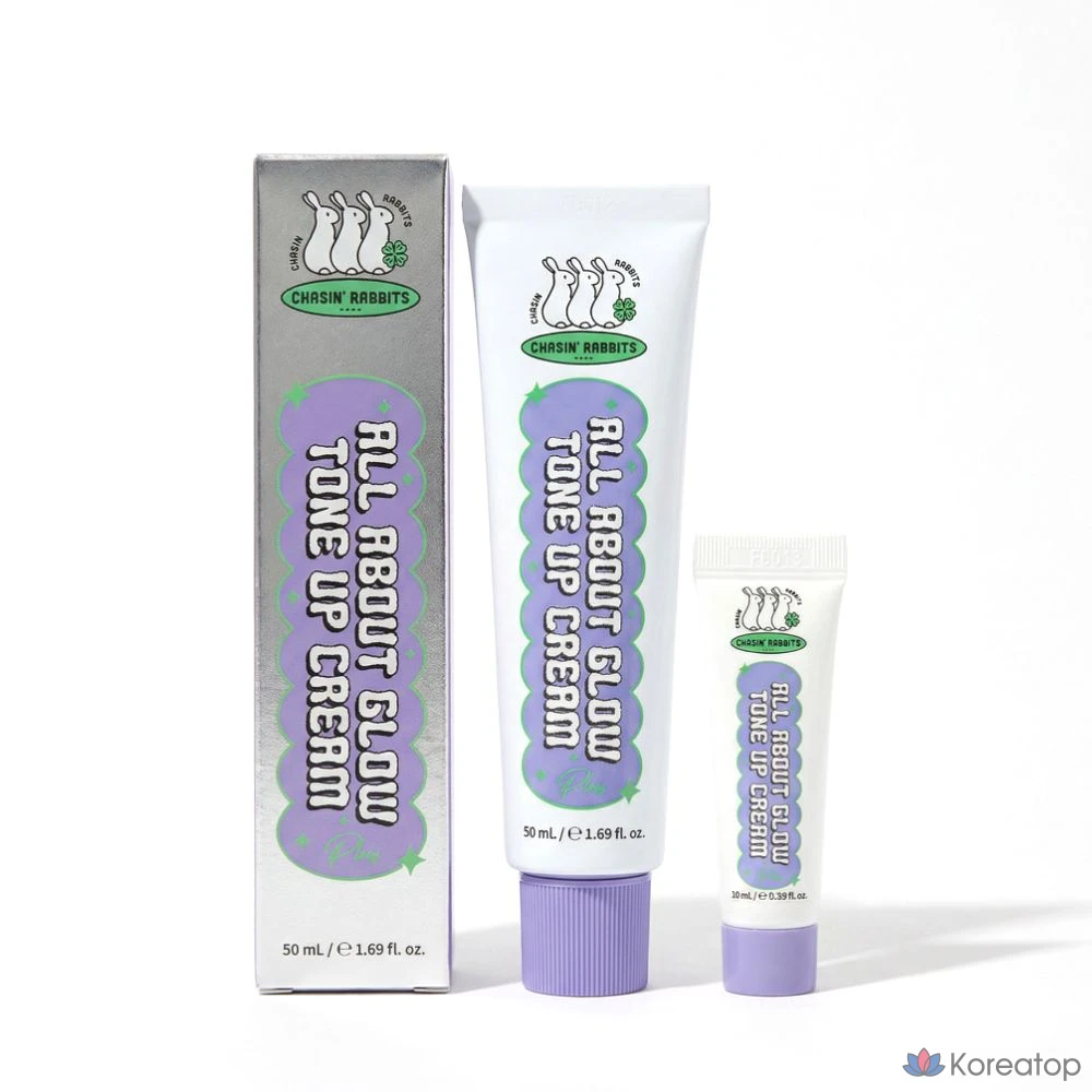 Тональный крем Chasin Rabbits All About Glow Tone-up Cream Plus, 60 мл, 1 шт.
