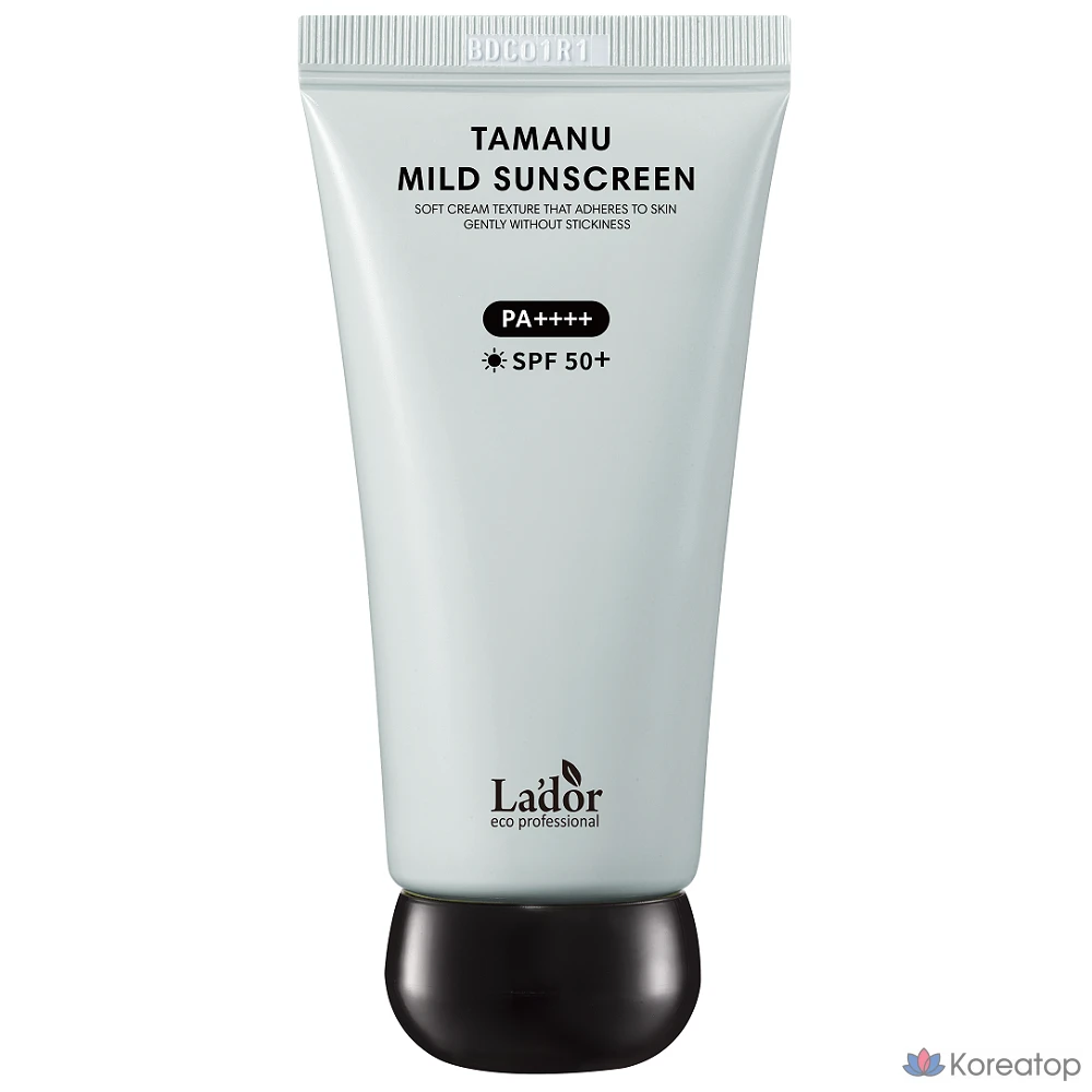 Солнцезащитный крем Lador Tamanu Mild Sunscreen (Mineral Filter SPF50+ PA++++), 50 мл, 1 шт.