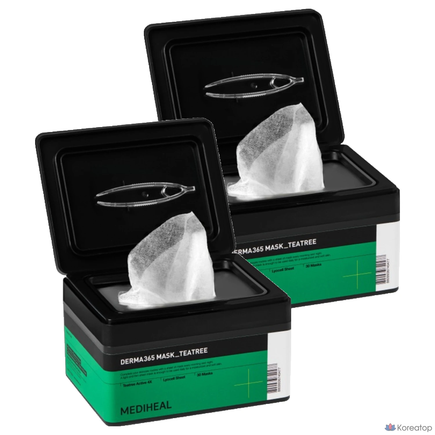Тканевая маска для лица MEDIHEAL Derma 365 Mask Tea Tree, 60 шт.