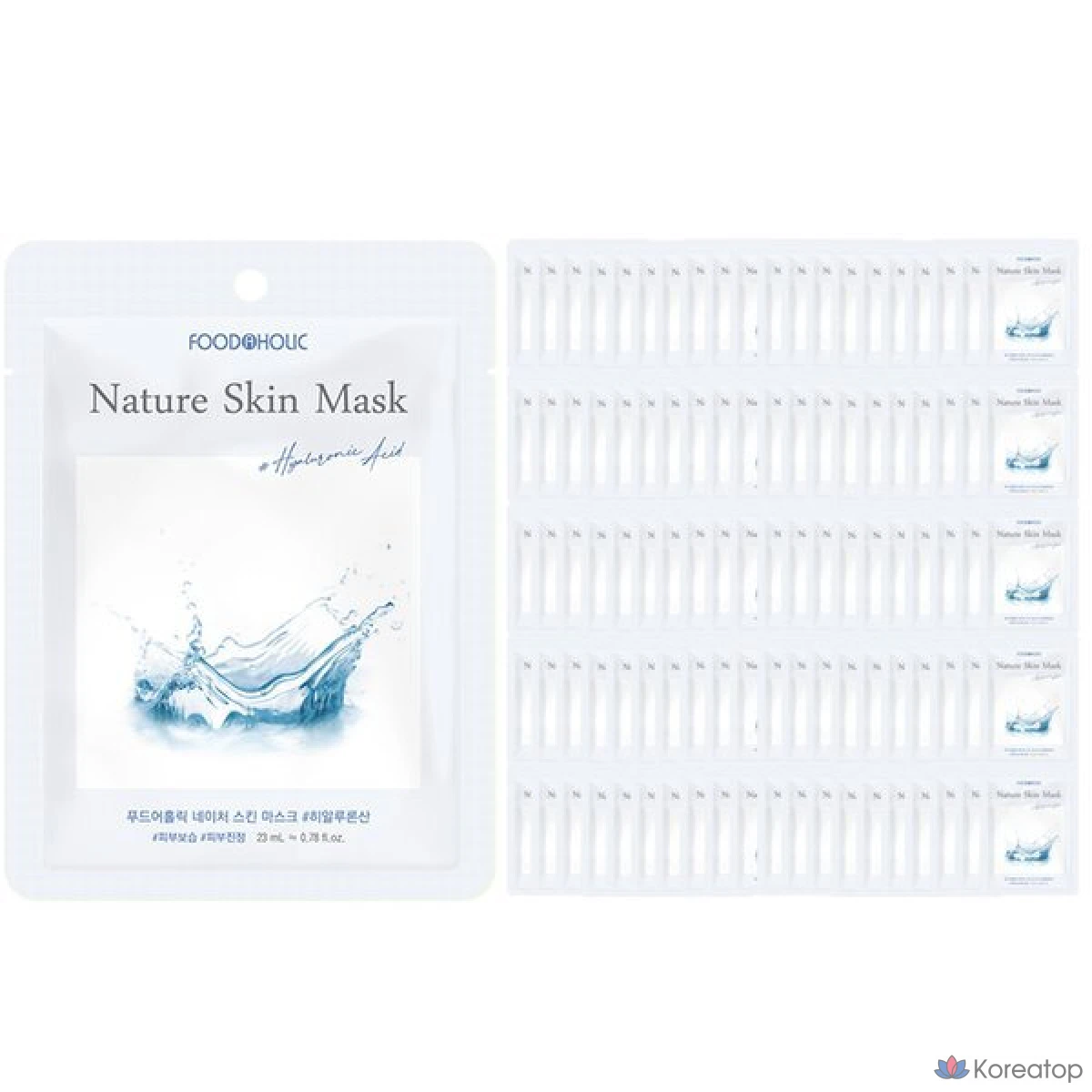 Тканевая маска для лица FoodaHolic Nature Skin Hyaluronic Acid Mask, 1 шт.