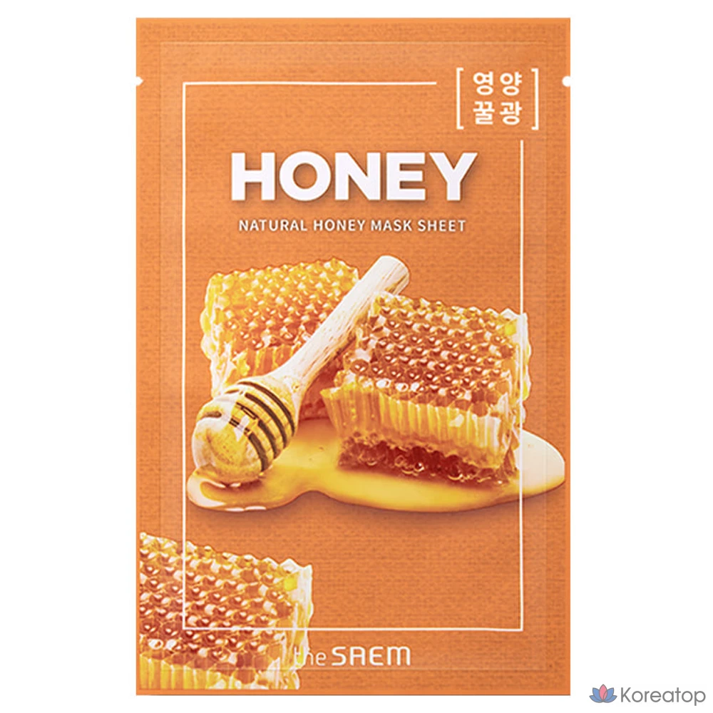 Тканевая маска для лица The Saem Natural Honey Mask Sheet, 21 мл, 1 шт.