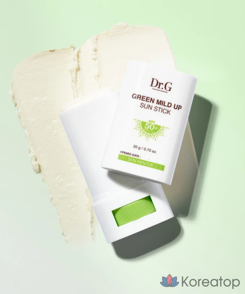 Солнцезащитный стик Dr. G Green Mild Up Sun Stick SPF50+ PA++++, 20 г, 1 шт.