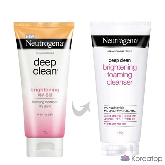 Neutrogena Глубоко очищающее и осветляющее пенящееся очищающее средство 175 г, 1 шт.