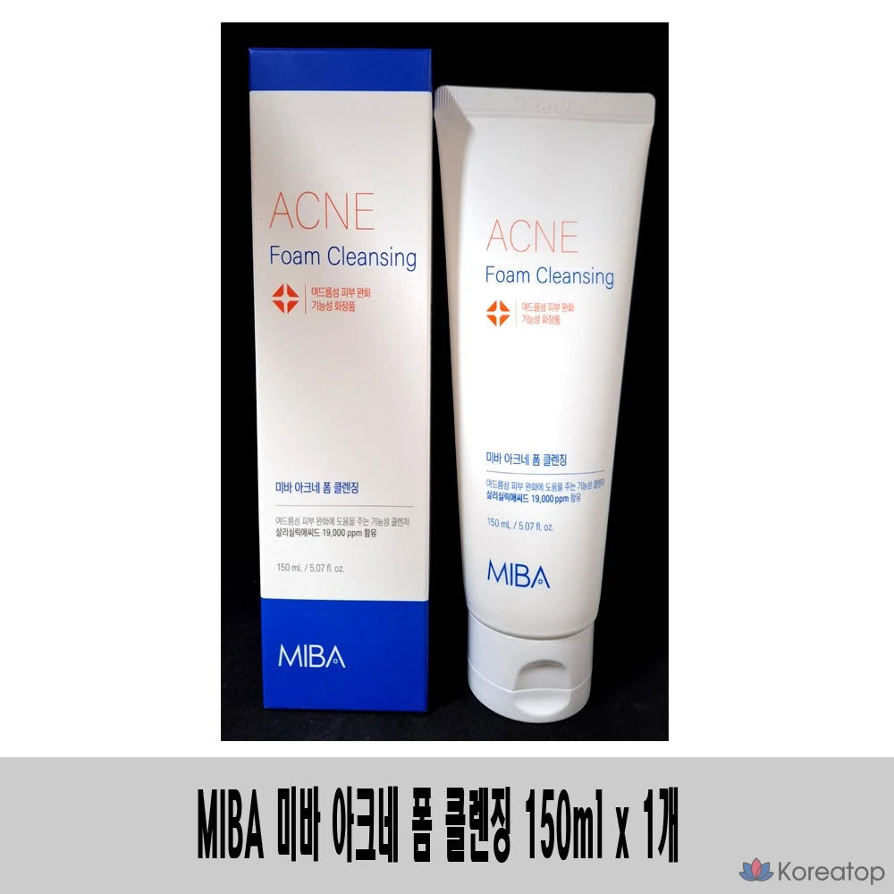 Пенка для умывания MIBA от акне, 150 мл, 1 шт.
