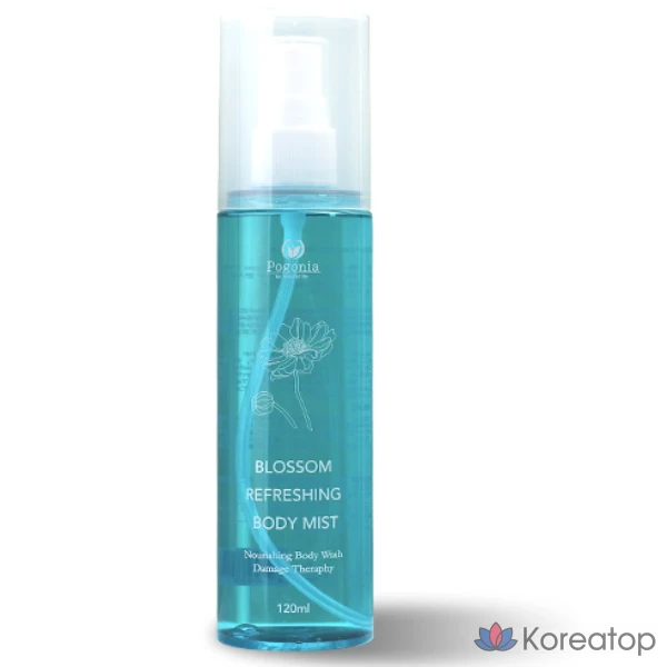 Освежающий спрей для тела «Цветущая погония» с ароматом немецкого дерева. Нелипкая увлажняющая текстура, улучшает состояние кожи спины при угревой сыпи, устраняет неприятный запах тела. 120 мл, 1 шт.