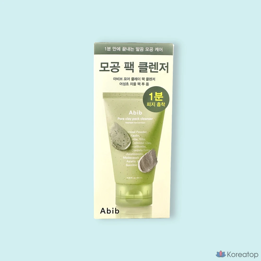 Очищающая глиняная маска-пенка Abib Pore Clay Pack Cleanser, 120 мл, 1 шт.