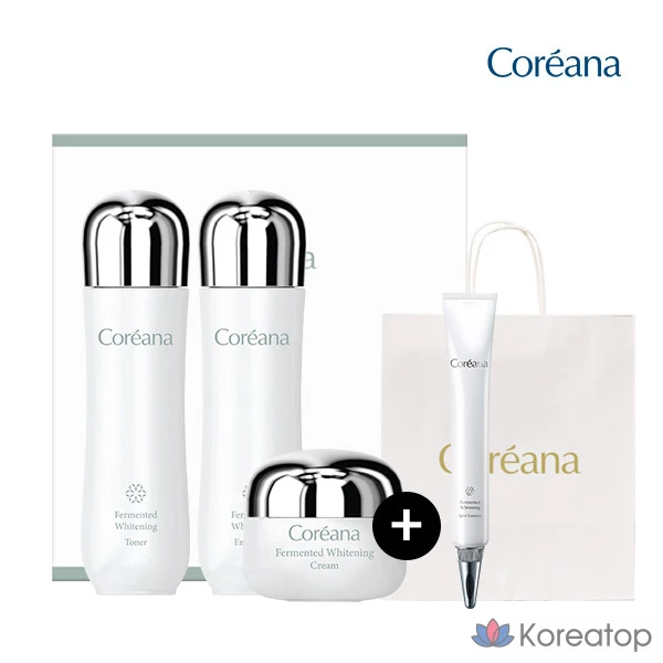 Набор для ухода Coreana Fermented Whitening 3-piece Set (Spot Essence 20 мл), 1 шт.