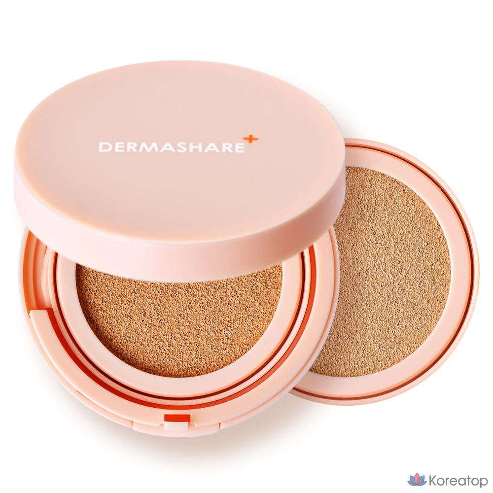 Dermashare Propolis 25% Longwear Essence Serum, Radiant Water Glow Cover, Moisturizing, Soothing Cushion Foundation 15g + Refill 15g, No. 21 (1 основной продукт + 1 сменный блок, 1 шт.)