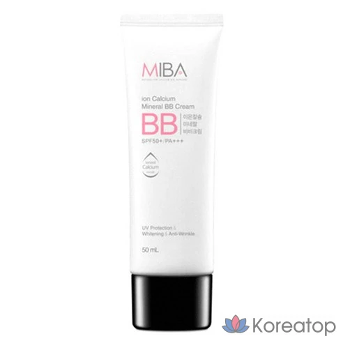 Минеральный BB крем с ионами кальция и SPF50+ Miba